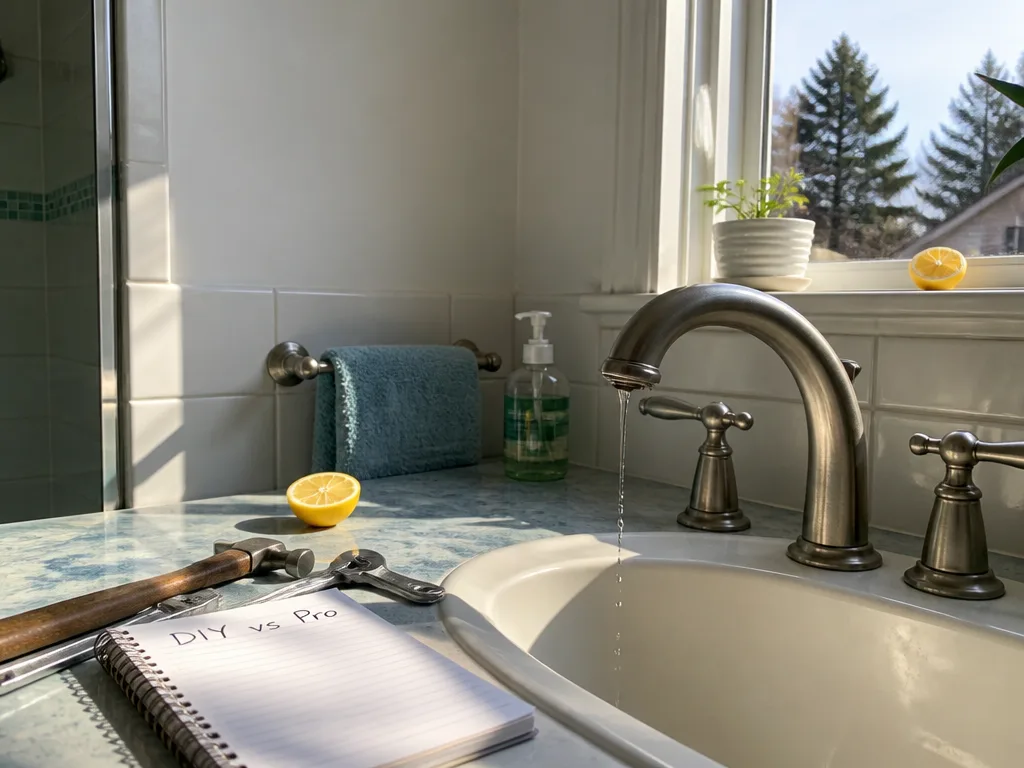 DIY vs When to Call a Pro for a Typical Plumbing Situation